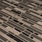Ackland Moire Interlocking 12 in. x 12 in. Metal Stone Glass Blend Mosaic Wall Tile, 20PK AKM-SGM-MOI12X12ILX-CA - alternate 2